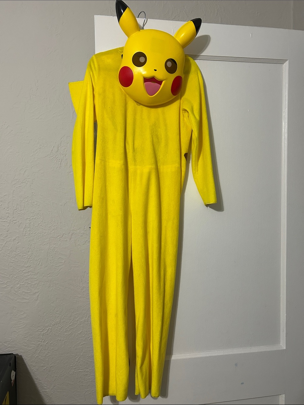 Yellow Pikachu-Inspired Kids Superhero Costume